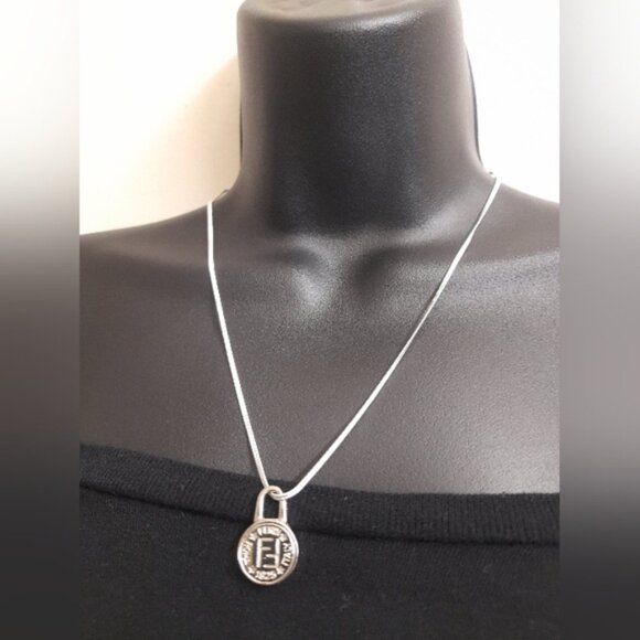 Fendi - Silver Pendant Necklace re-purposed - Picture 7 of 9